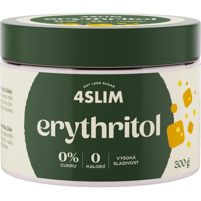 4Slim Sladidlo Erythritol prášok 300 g