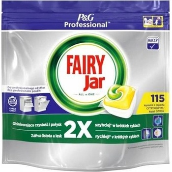 Fairy Jar Professional All in 1 kapsle do myčky 115 ks