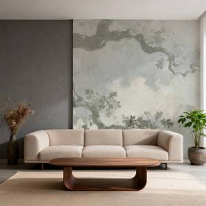 Art Gift Decor Фототапет Дървесни клони в акварелен стил