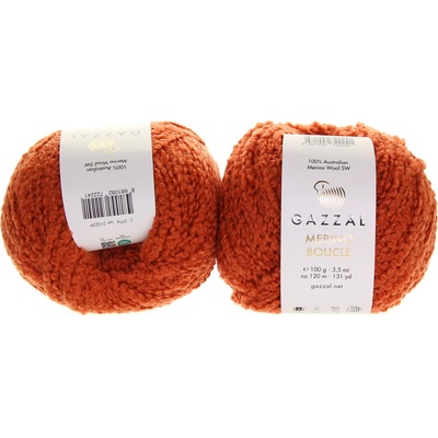 Gazzal Merino Boucle 3774 rezavá