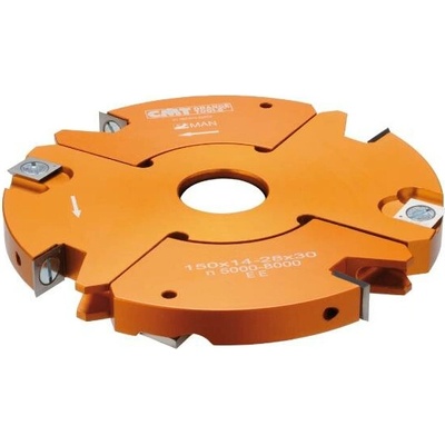 CMT Orange Tools CMT Stavitelná drážkovací fréza 2 dílná MAN - D150x14-28 d40 Z2+2 V2+2 ALU