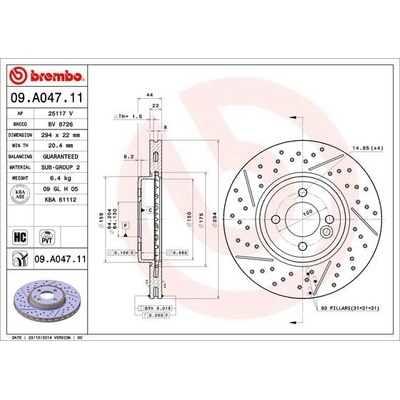BREMBO 09.A047.11
