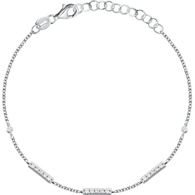 La Petite Story nadčasový stříbrný náramek se zirkony Silver LPS05AWV74