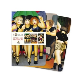 Flame Tree Publishing Beryl Cook Set of 3 Mini Notebooks
