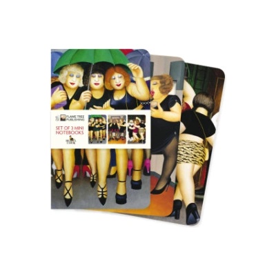 Flame Tree Publishing Beryl Cook Set of 3 Mini Notebooks | Flame Tree Publishing