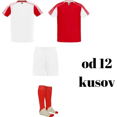 Roly Futbalová sada Juve pre celé mužstvo červená biela 12 hráčskych setov