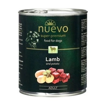 Nuevo Dog Adult Lamb & Potato 800 g