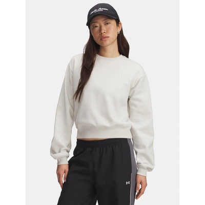Under Armour UA Icon Vida Flc Crew-WHT biela