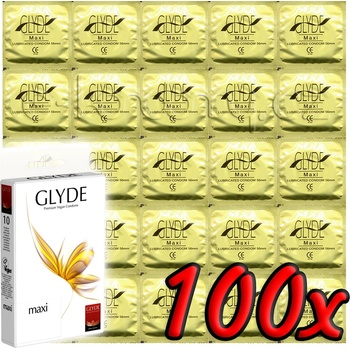 Image 1 of GLYDE Maxi - Premium Vegan Condoms 100 pack