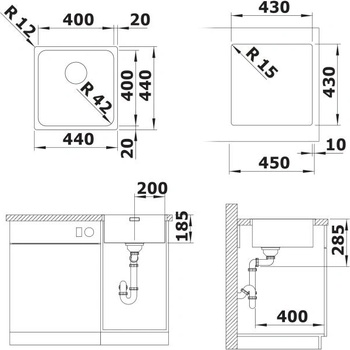 Image 1 of BLANCO SOLIS 400-IF (526118)