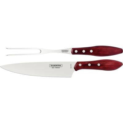 Tramontina Servírovací set Polywood BBQ červený 2 ks