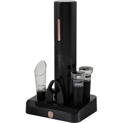 Darčeková sada na otváranie vína 6 v 1, Black Rose collection