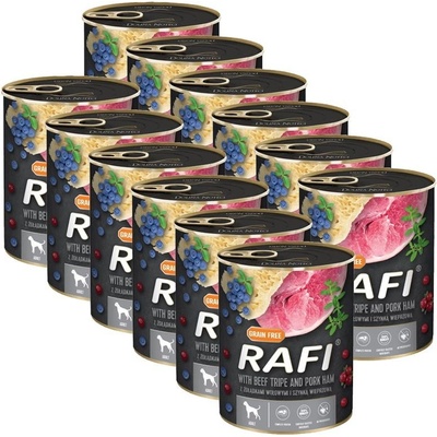 Rafi Adult Beef Tripe and Pork Ham 12 x 800 g