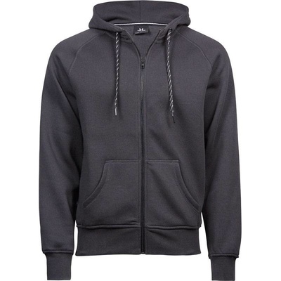 Tee Jays 5435 pánska mikina s kapucňou sivá dark