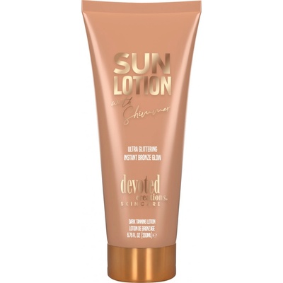 Devoted Creations Sun Lotion with Shimmer 200ml