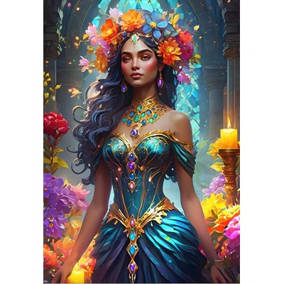 Bluebird Puzzle - Puzzle The Flower Goddess - 1 000 piese