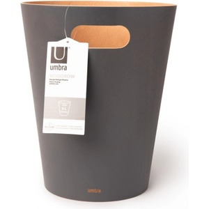 Umbra UMBRA Кошче за боклук Woodrow 7, 5 л. - цвят графит (UMBRA 082780-618)