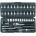 FORCE Tools Гедоре 1/4" шестостен 46 ч. / 2462 force (jn68048)