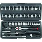 FORCE Tools Гедоре 1/4" шестостен 46 ч. / 2462 force (jn68048)