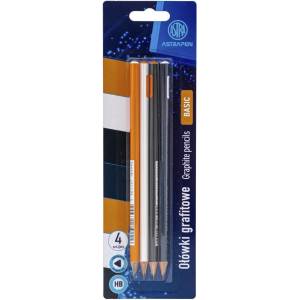Astra Графитен молив ASTRA PEN Classic триъгълна HB 4 бр. /блистер 206023018 (206023018)