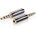 UGREEN Аудио Преход, Ugreen Jack 3.5 to Aux 2.5 mm, Сив (6957303825028)