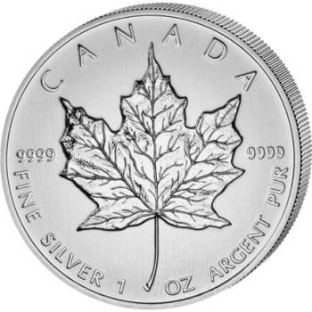 Royal Canadian Mint Maple Stříbrné mince CAD Leaf 2013 1 Oz