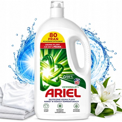 Ariel Universal+ gel na praní 4 l 80 PD