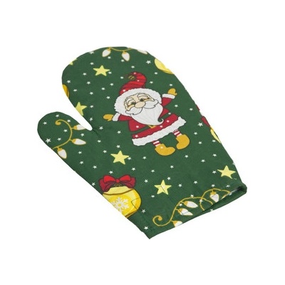 Bellate x chňapka Vianoce CH/912 vianočný motív zelený 28 x 18 cm