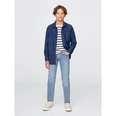 GAP Dětské džíny slim high rise Modrá – Zboží Mobilmania