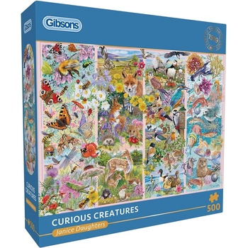 Gibsons Пъзел Gibsons от 500 части - Любопитни същества (G3166)