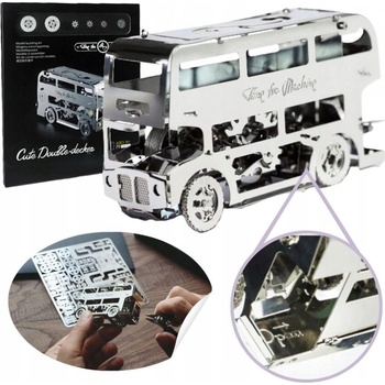 Time for Machine ocelová stavebnice Autobus