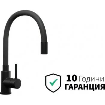 Твоят Стил - Кухненски Мивки Черен гъвкав / огъващ се смесител за кухня - flex 6020