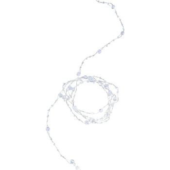 MagicHome ReťazPearl 20 mLED studená biela s perlami 2xAA jednoduché svietenie osvetle