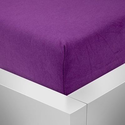 Top prostěradla.cz jersey prostěradlo Premium fialové 90x200