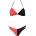 Aquafeel 23078 bikini - Red / Black (As Original)