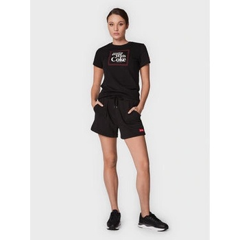 Puma kraťasy X Coca Cola dámské hladké high waist černá