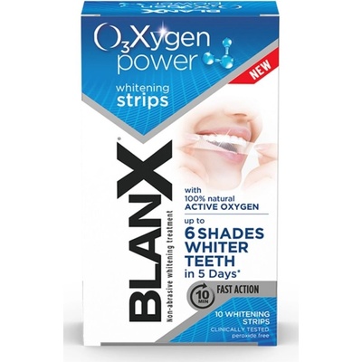 BlanX Oxygen Power bělící pásky s aktivním kyslíkem 10 ks