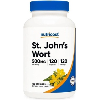 Nutricost St. John's Wort, 500 mg, 120 капсули, Nutricost (00872 (211101) NC)