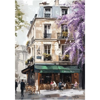 Obraz na plátně Bistro, 80 × 60 cm, tisk CA-17017