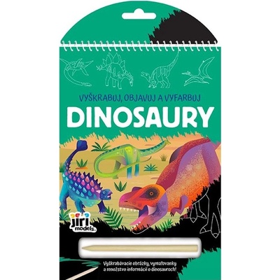 Jiri Models Vyškrábuj vymaluj Dinosauři