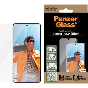 Panzer Стъклен протектор PanzerGlass за Samsung Galaxy S25 Edge, UWF, Прозрачен