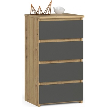 Ak furniture CL4 se 4 zásuvkami