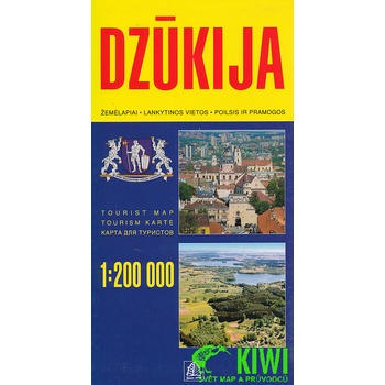 mapa Dzukija 1:200 t. Litva
