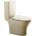 Inter Ceramic Моноблок 7937P BEIGE NEW, Inter Ceramic, седалка и капак, порцелан, бежов, 81x68x37см (7937P BEIGE NEW)