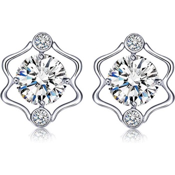 Silenti Jewelry Сребърни обеци "Близнаци