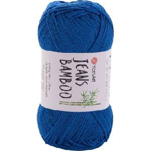 YARNART Jeans Bamboo 123 Saxe Blue Плетива прежда (Jeans Bamboo 123)