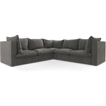 makamii Тъмносив ъглов диван Manao - Makamii (MANAO_COR_41_P1_C7)