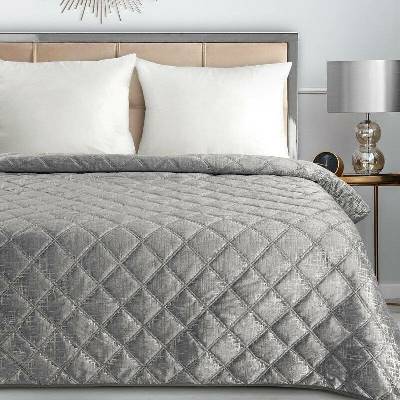 Takoy Sametový přehoz na postel BLINK 6 prošívaný se třpytivým potiskem-HF-468079 170 x 210 cm