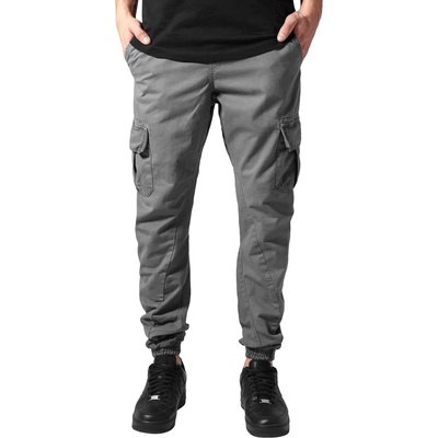 Urban Classics Мъжки панталони URBAN CLASSICS - Карго джогинг - TB1268_darkgrey