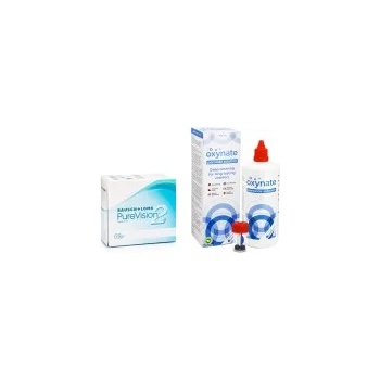 Image 1 of Bausch & Lomb PureVision 2 (6 лещи) + Oxynate Peroxide 380 ml с кутийка